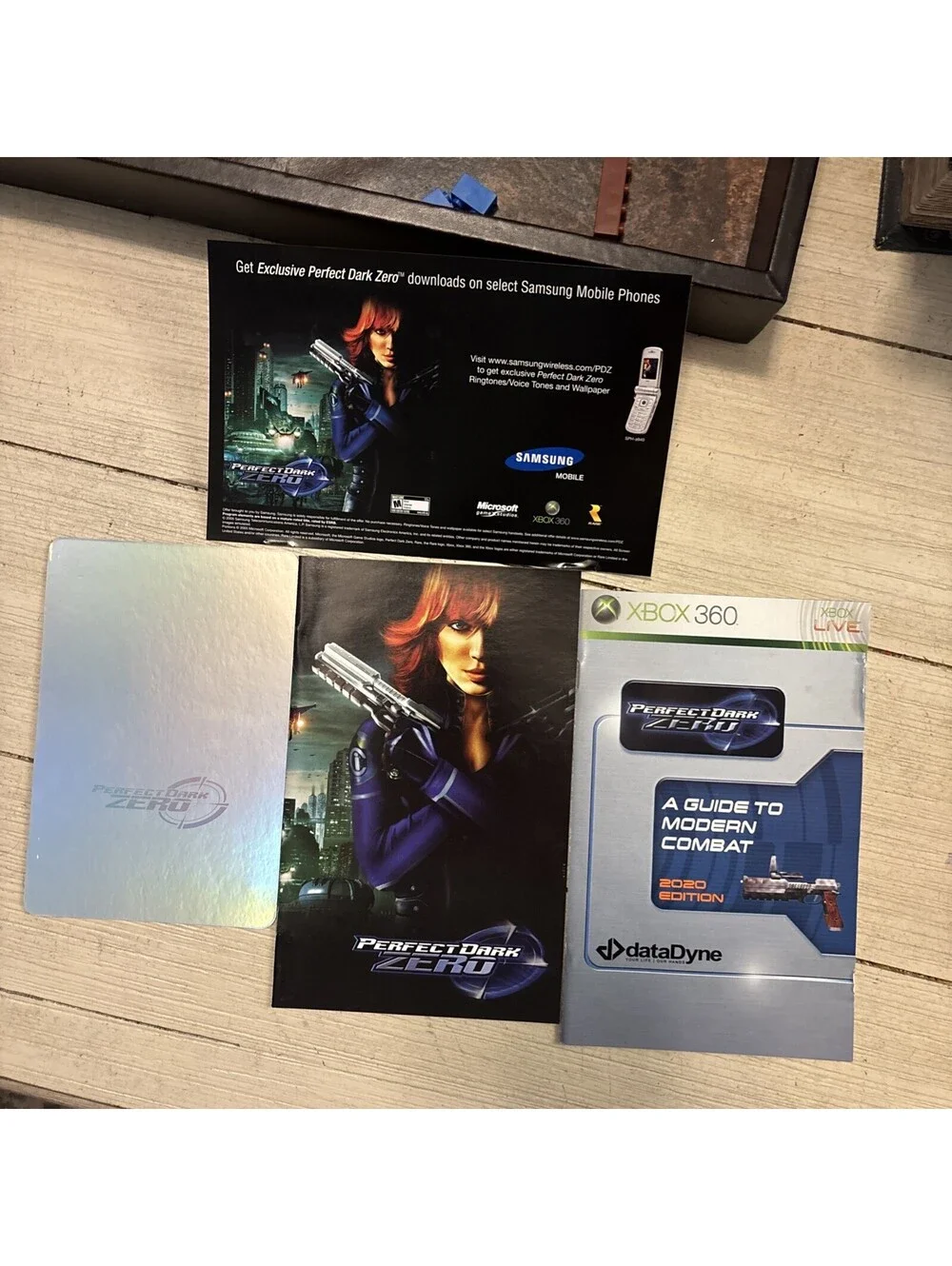 RARE Perfect Dark Zero Limited Collector's Steelbook Edition Microsoft Xbox 360